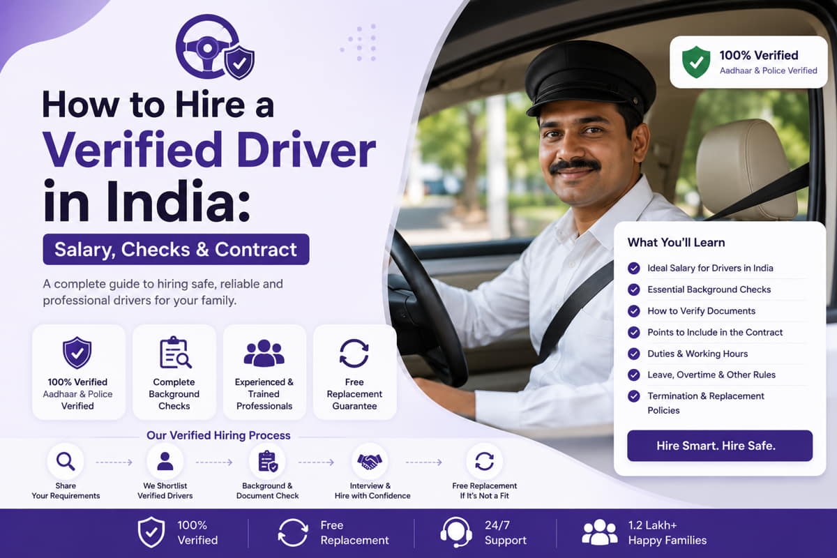 How to Hire a Verified Driver in India: Salary, Checks & Contract