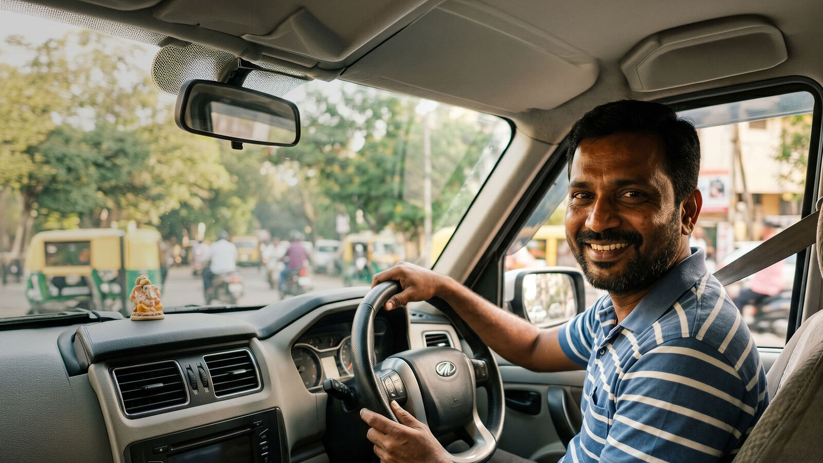 Verified personal driver with vehicle